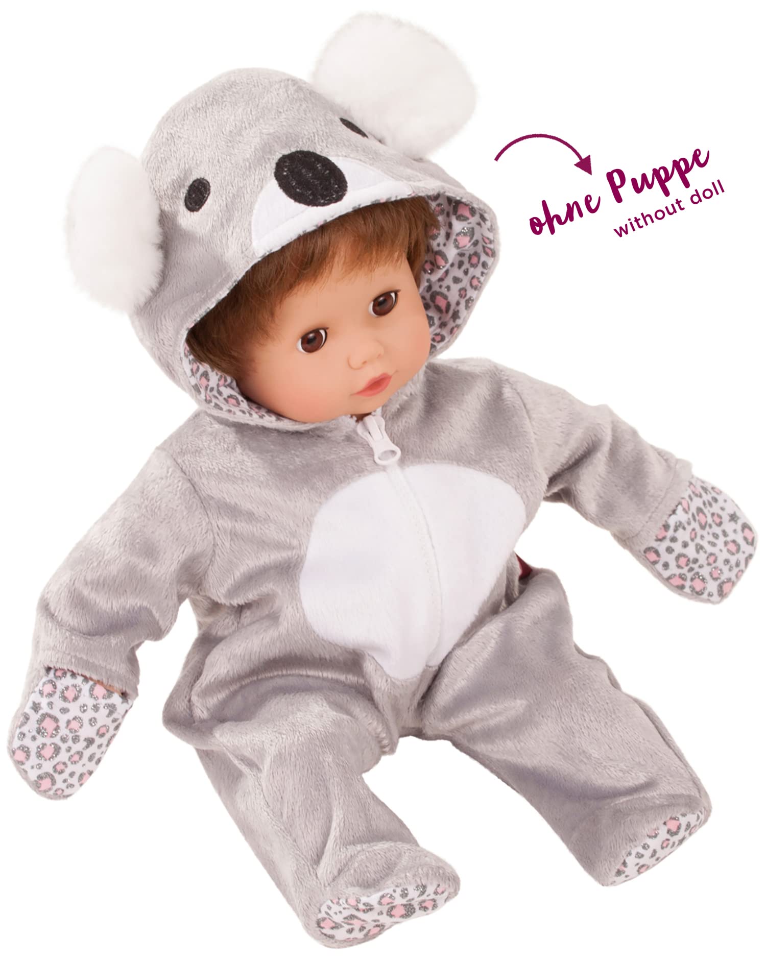 g-tz-onesie-koala-overall-f-r-babypuppen-30-33-cm-gr-s image 2