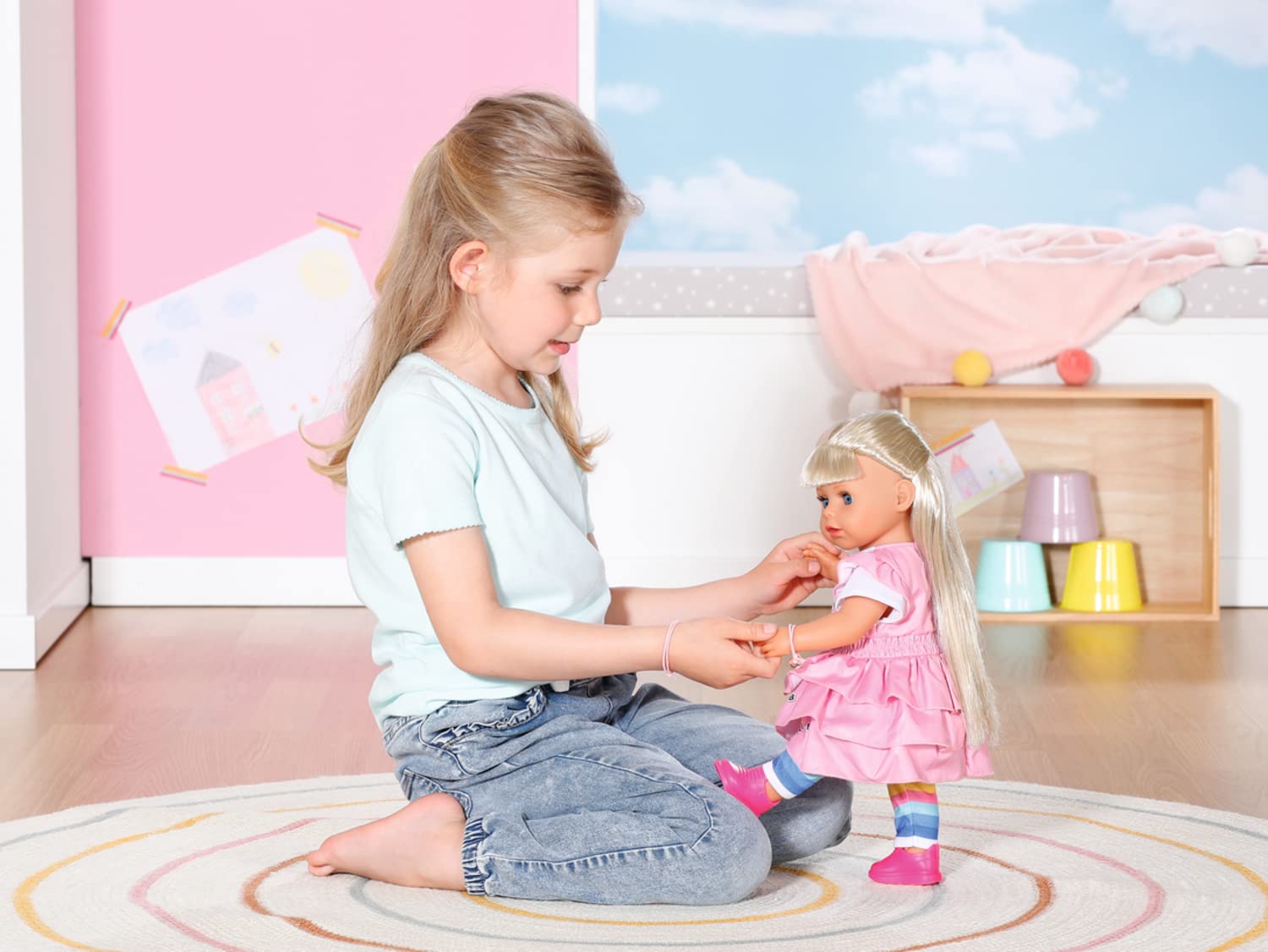 baby-born-kindergarten-little-sister-36-cm-puppe-mit-haaren-und-7-funktionen-ohn image 8