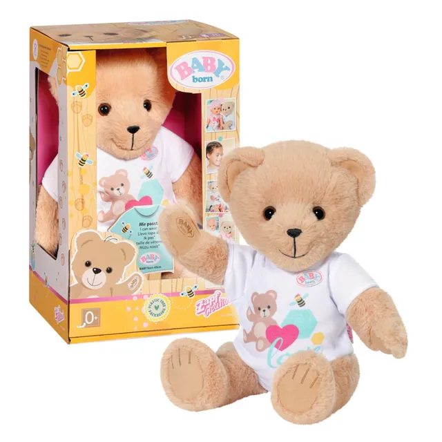 baby-born-teddy-wei-kuscheltier-mit-strampler-und-gelenken-834435 image 1