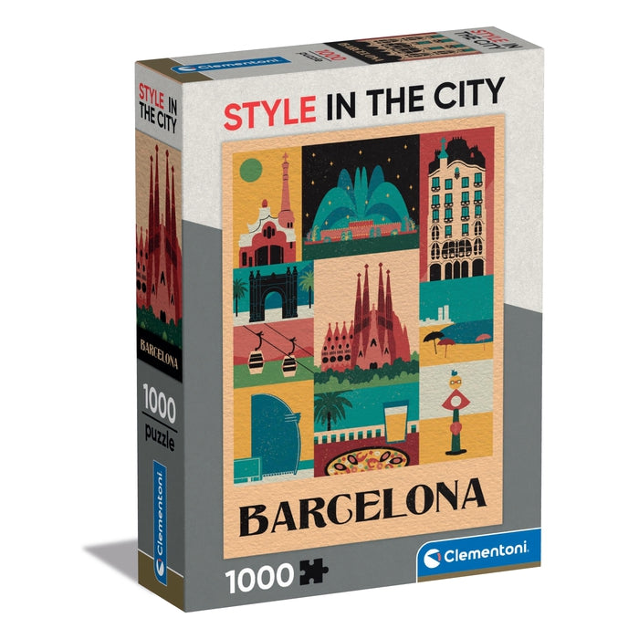 clementoni-style-in-the-city-barcelona-puzzle-1000-teile image 1