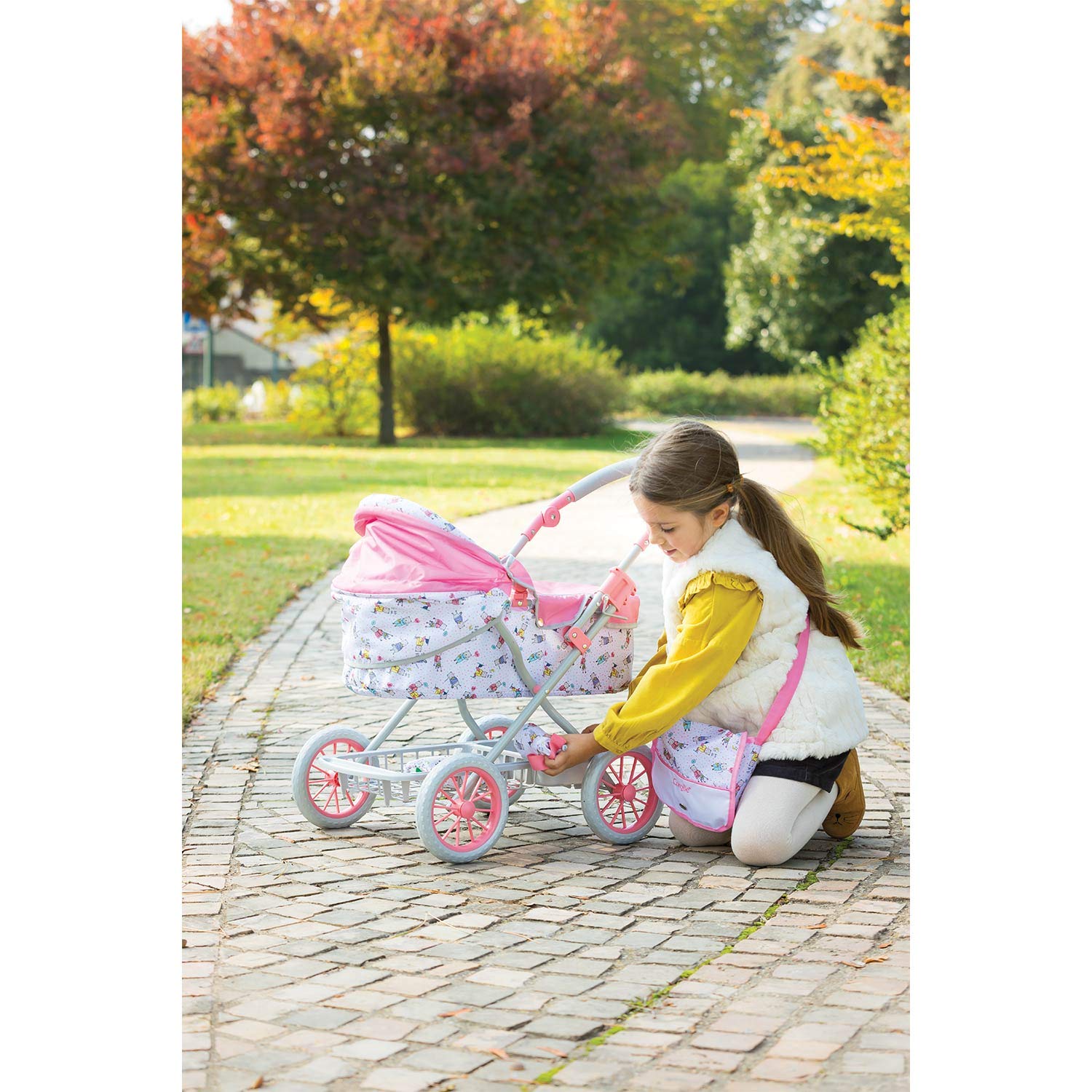 corolle-mon-grand-poupon-faltbarer-puppenwagen-f-r-36-52-cm-puppen-mit-tasche image 8
