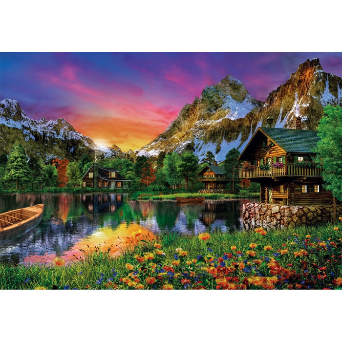clementoni-alpine-lake-puzzle-6000-teile-panorama-168-6-x-118-4-cm image 2