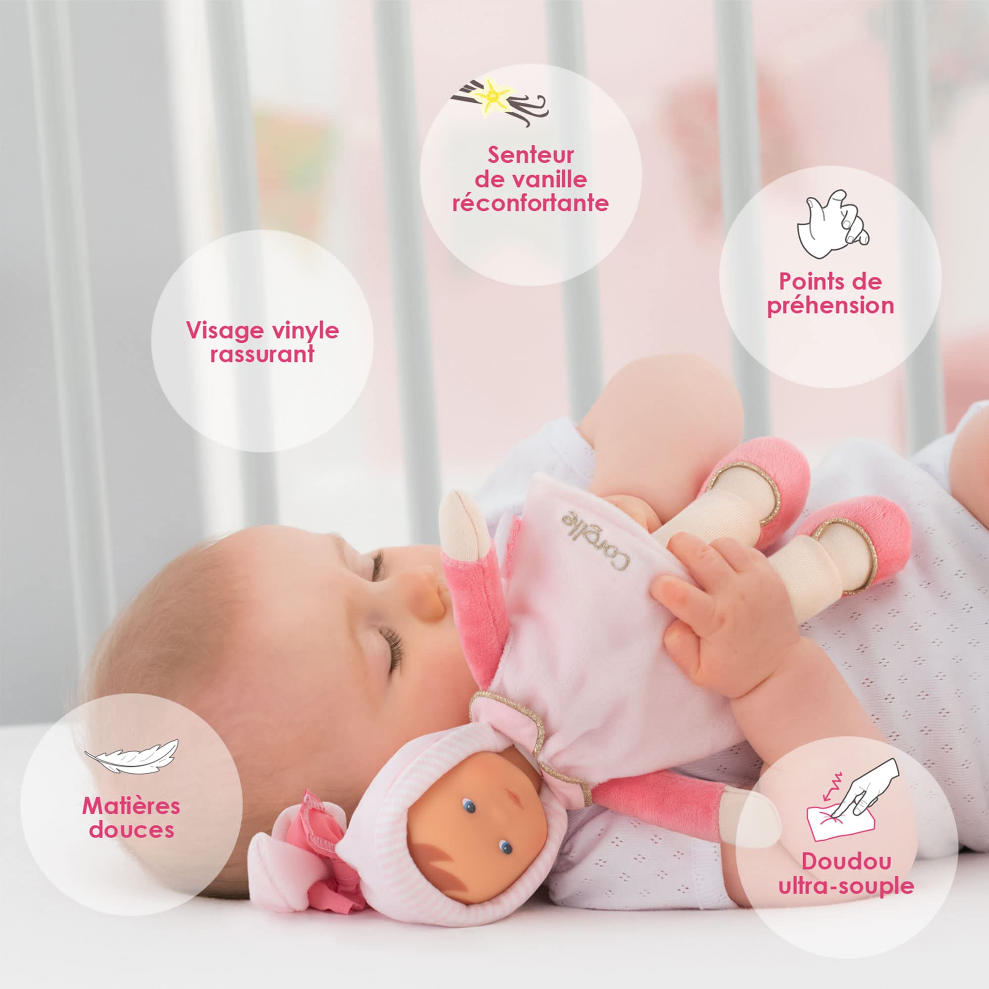 corolle-mon-doudou-miss-s-e-tr-ume-weichk-rperpuppe-25-cm-mit-vanilleduft image 6