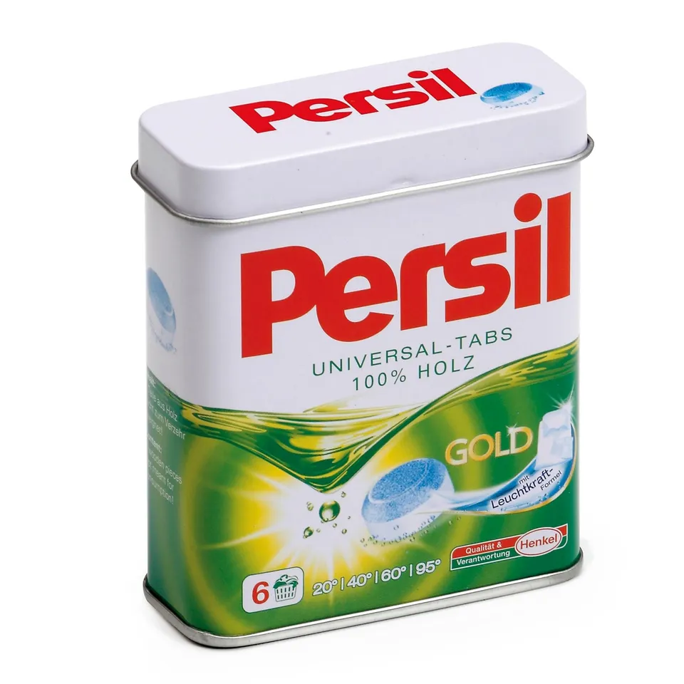 erzi-21201-waschmitteltabs-persil-aus-holz-in-der-dose-kaufladenartikel image 1