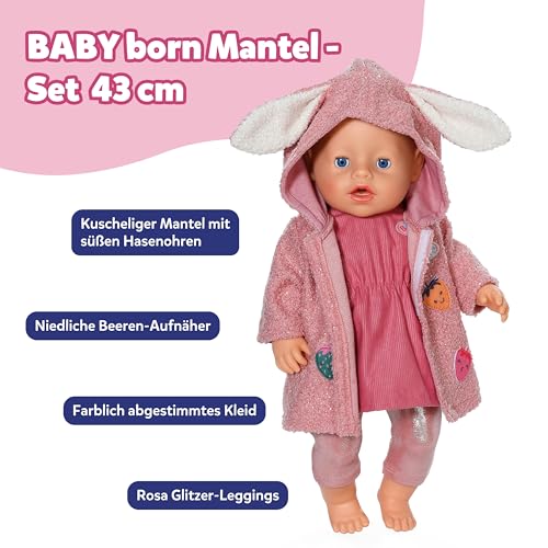 baby-born-mantel-set-mit-kleid-und-leggings-f-r-43-cm-puppen image 8
