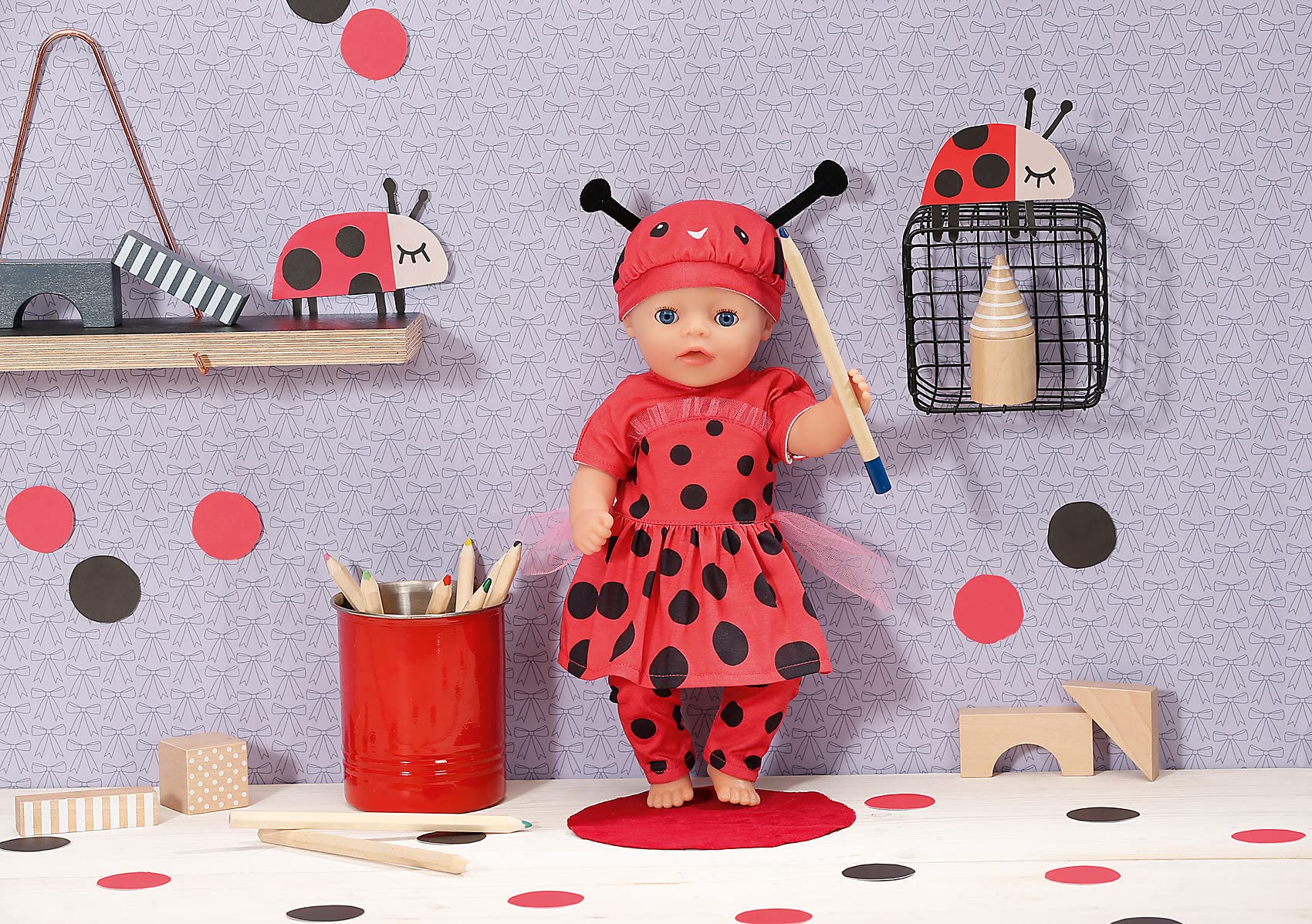 baby-born-dolly-moda-870938-marienk-fer-outfit-puppenkleidung-36-cm image 5