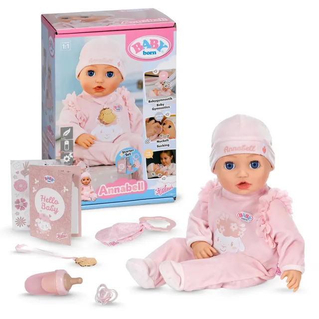 baby-born-annabell-43-cm-babypuppe-mit-sound-und-7-funktionen image 1