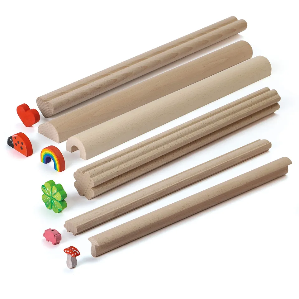 erzi-41267-bastelleisten-gl-cksbringer-aus-holz-lernmaterial-6-teilig image 1