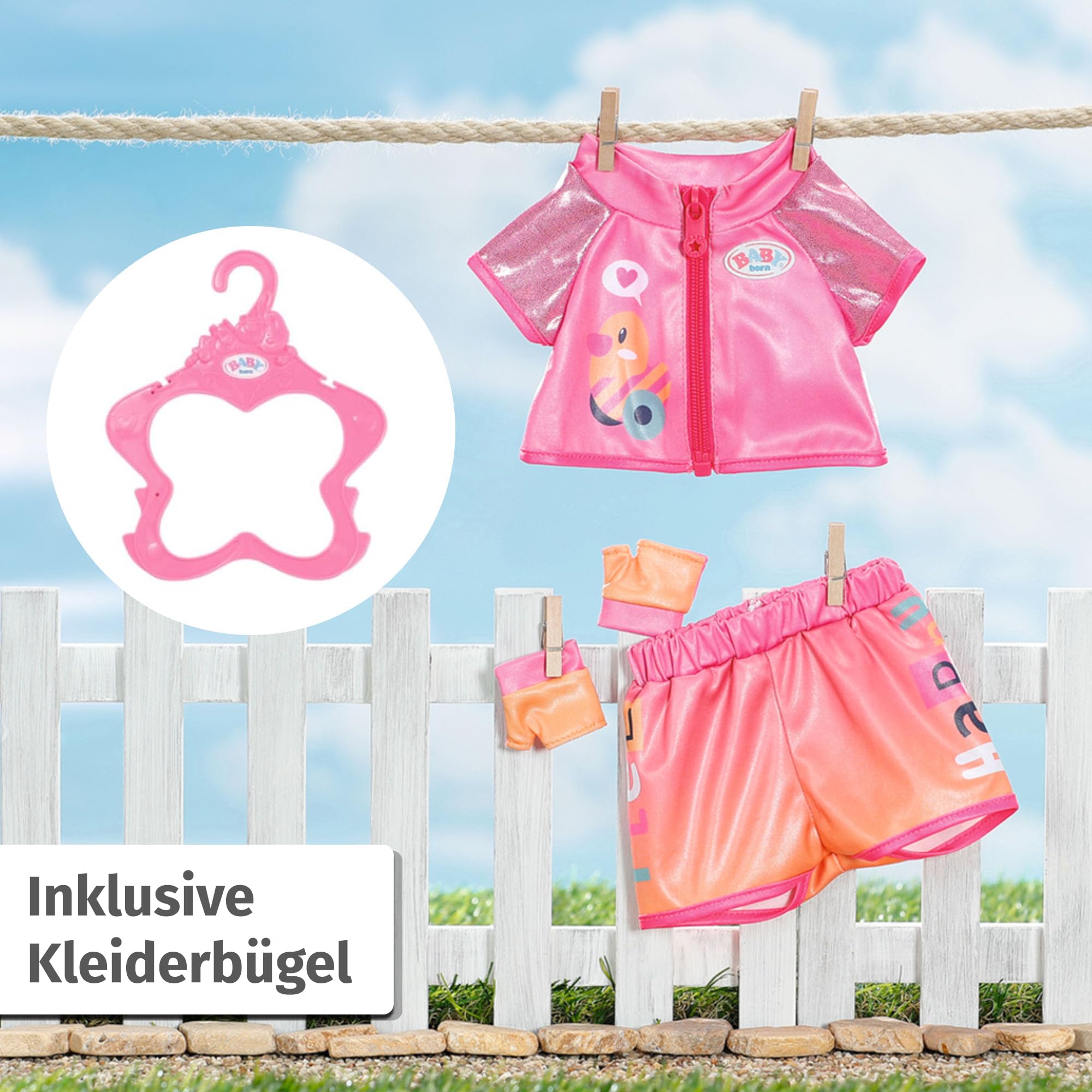 baby-born-fahrrad-kleidung-mit-brille-und-handschuhen-f-r-43-cm-puppen image 4