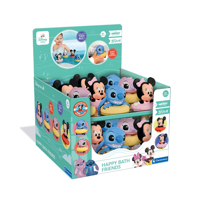 clementoni-disney-baby-bade-spa-figur-mit-schwimmring-stitch-minnie-mickey image 2