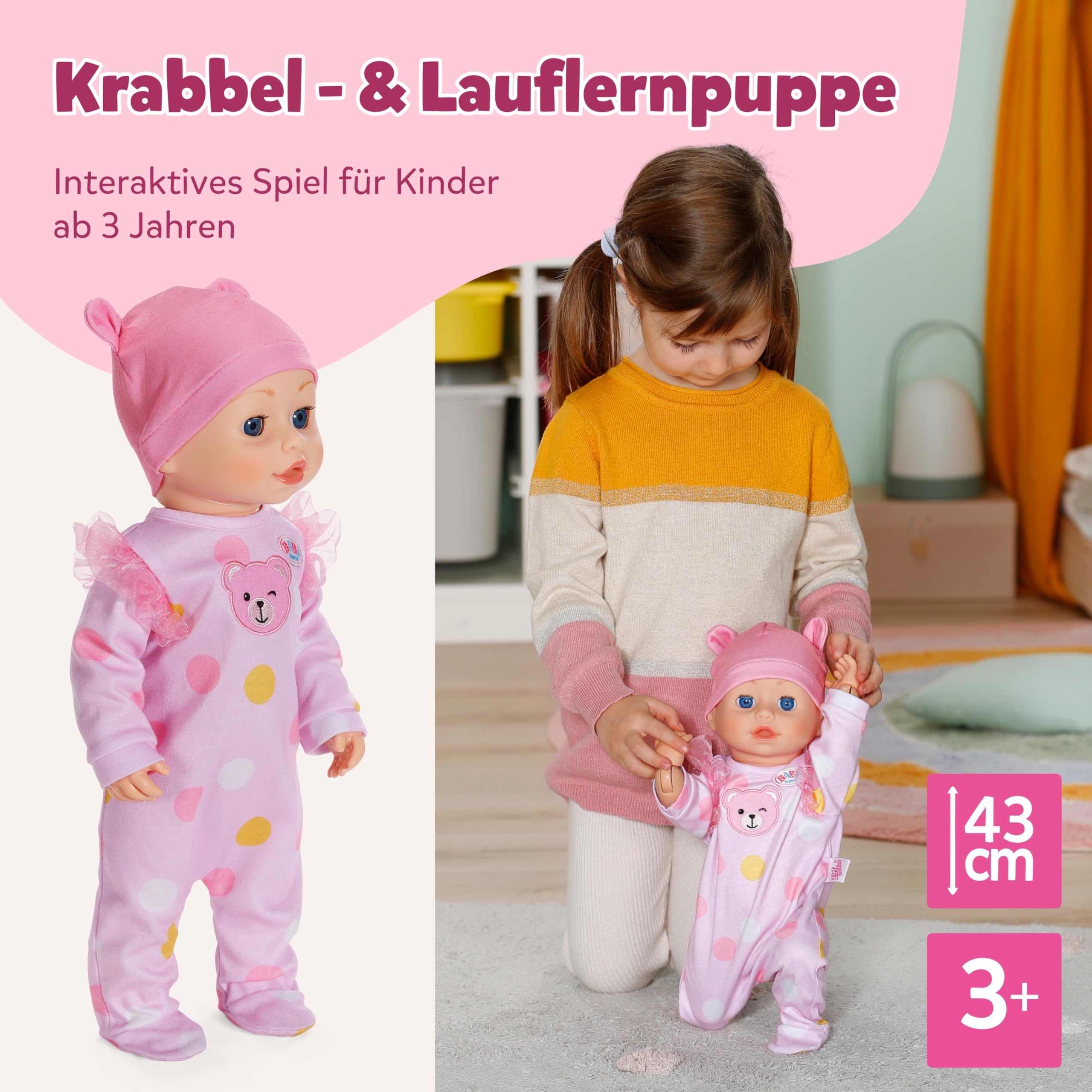 baby-born-emily-lauf-mit-mir-43-cm-lauflernpuppe-mit-sound image 7