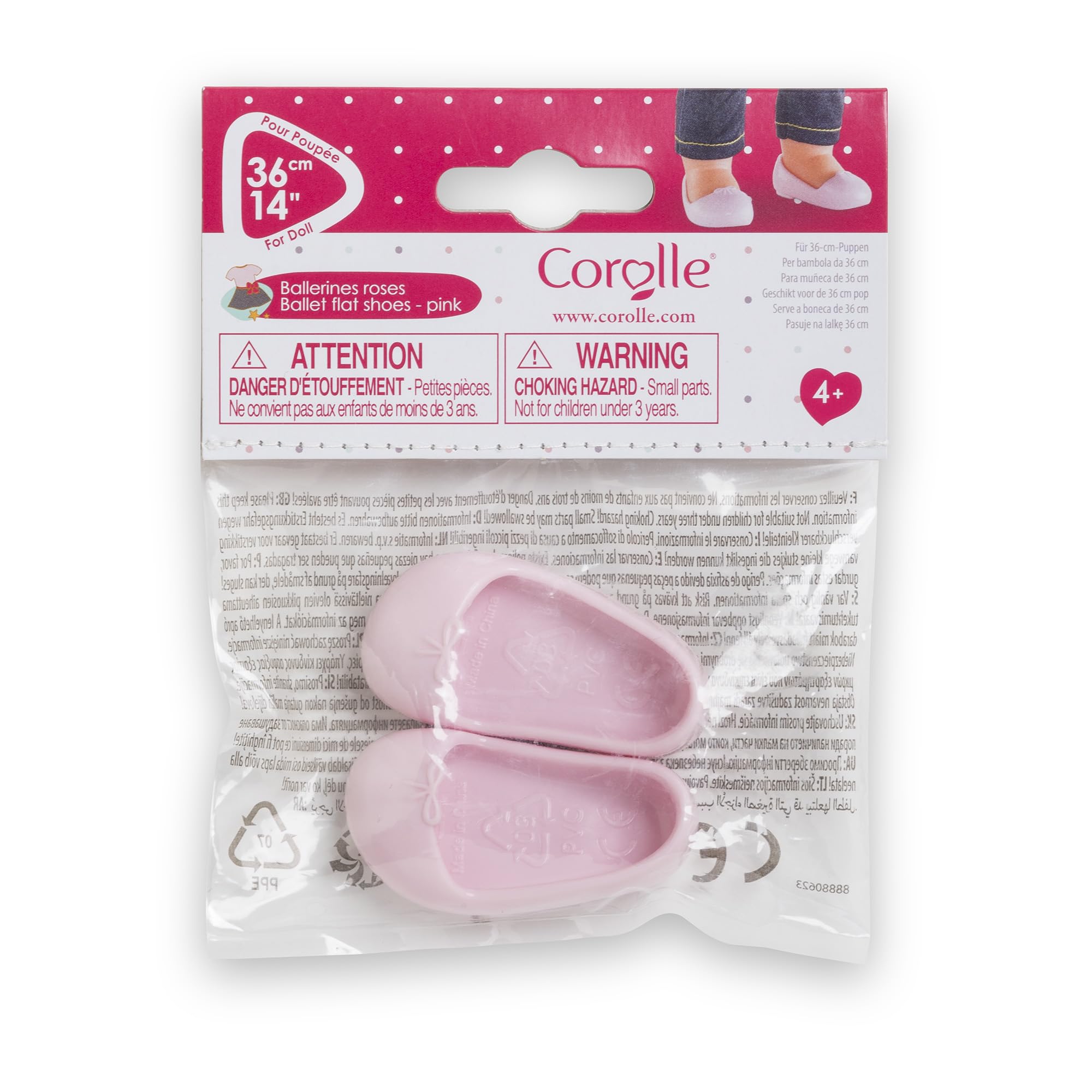 corolle-rosa-ballerinaschuhe-f-r-36-cm-ma-corolle-puppen image 5