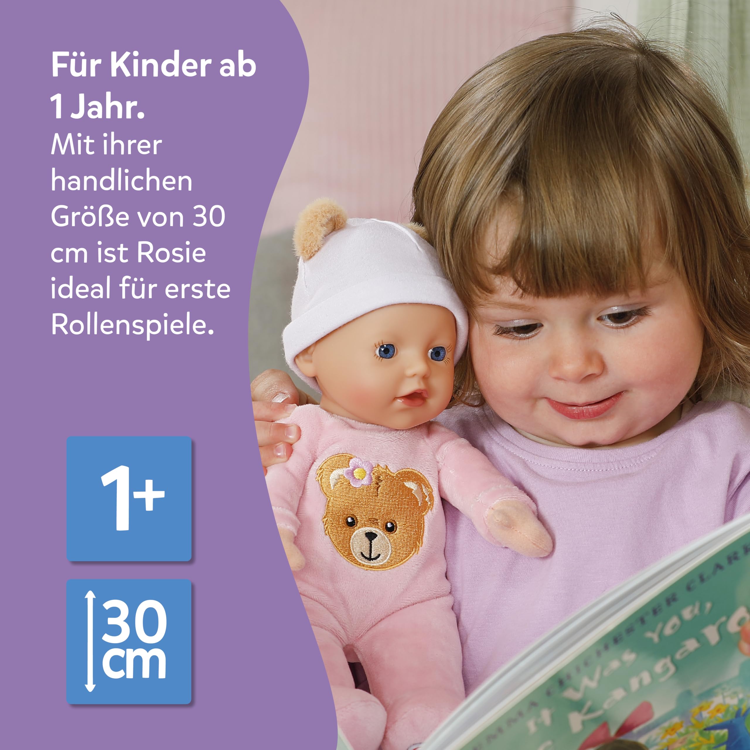 baby-born-interactive-rosie-30-cm-babypuppe-mit-6-soundfunktionen-inkl-fl-schche image 6