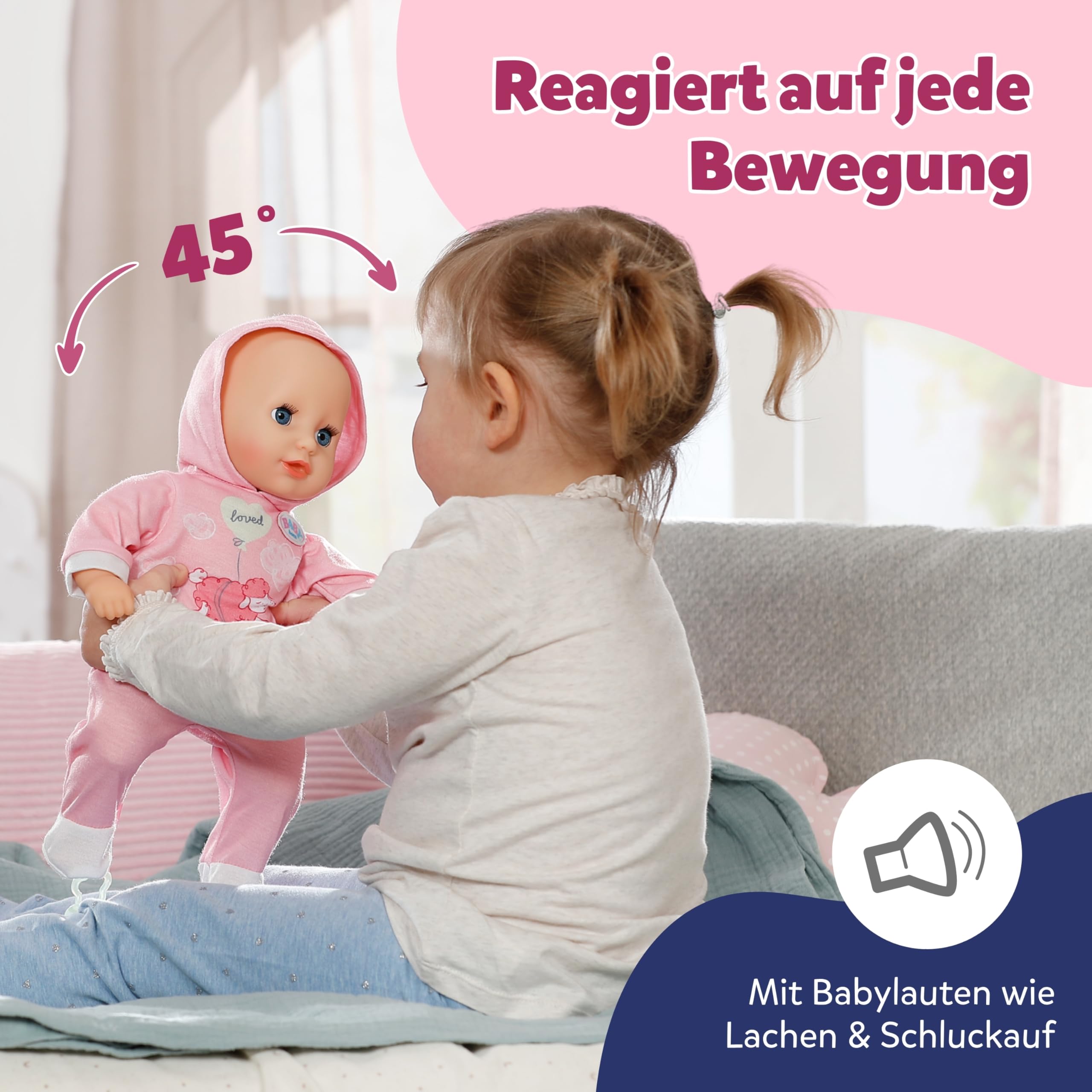 baby-born-little-hannah-36-cm-babypuppe-mit-5-funktionen-und-stoffk-rper image 3