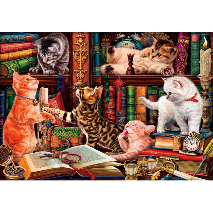 clementoni-puzzle-curious-whiskers-1000-teile-tiere-70-x-50-cm image 2