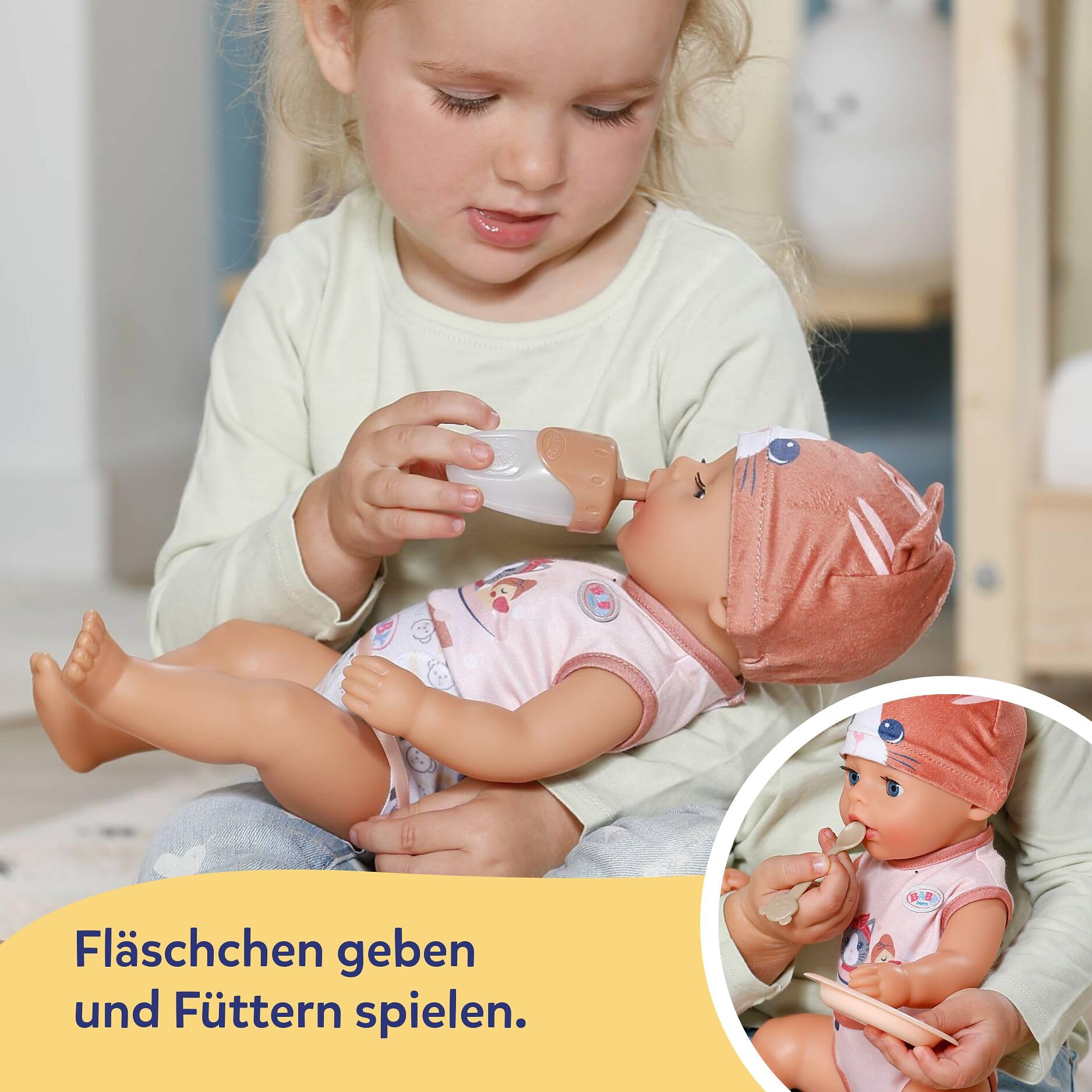 baby-born-lena-36-cm-babypuppe-im-katzen-strampler-7-funktionen image 4
