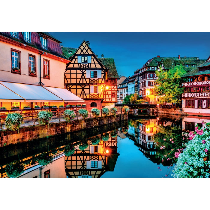 clementoni-strasbourg-old-town-puzzle-500-teile-49-x-36-cm-city-puzzle image 2