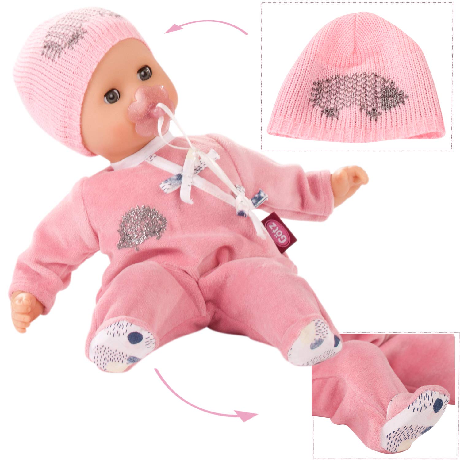 g-tz-muffin-igel-babypuppe-33-cm-mit-blauen-schlafaugen image 2