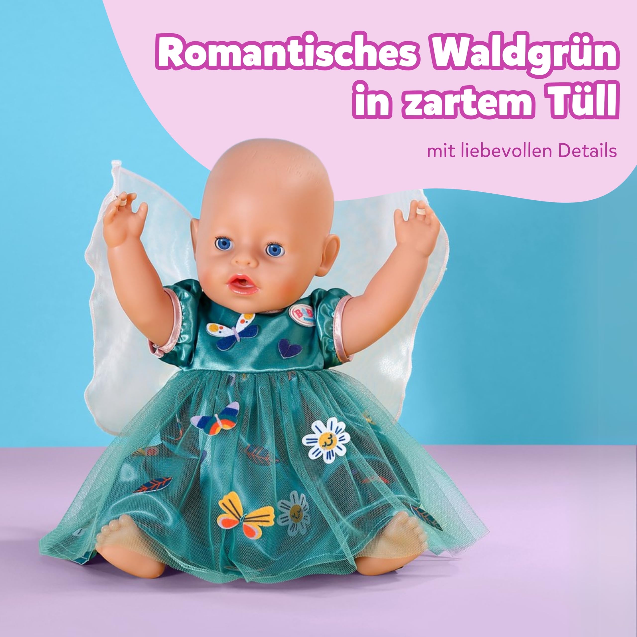 baby-born-feenkleid-mit-fl-geln-f-r-43-cm-puppen image 3