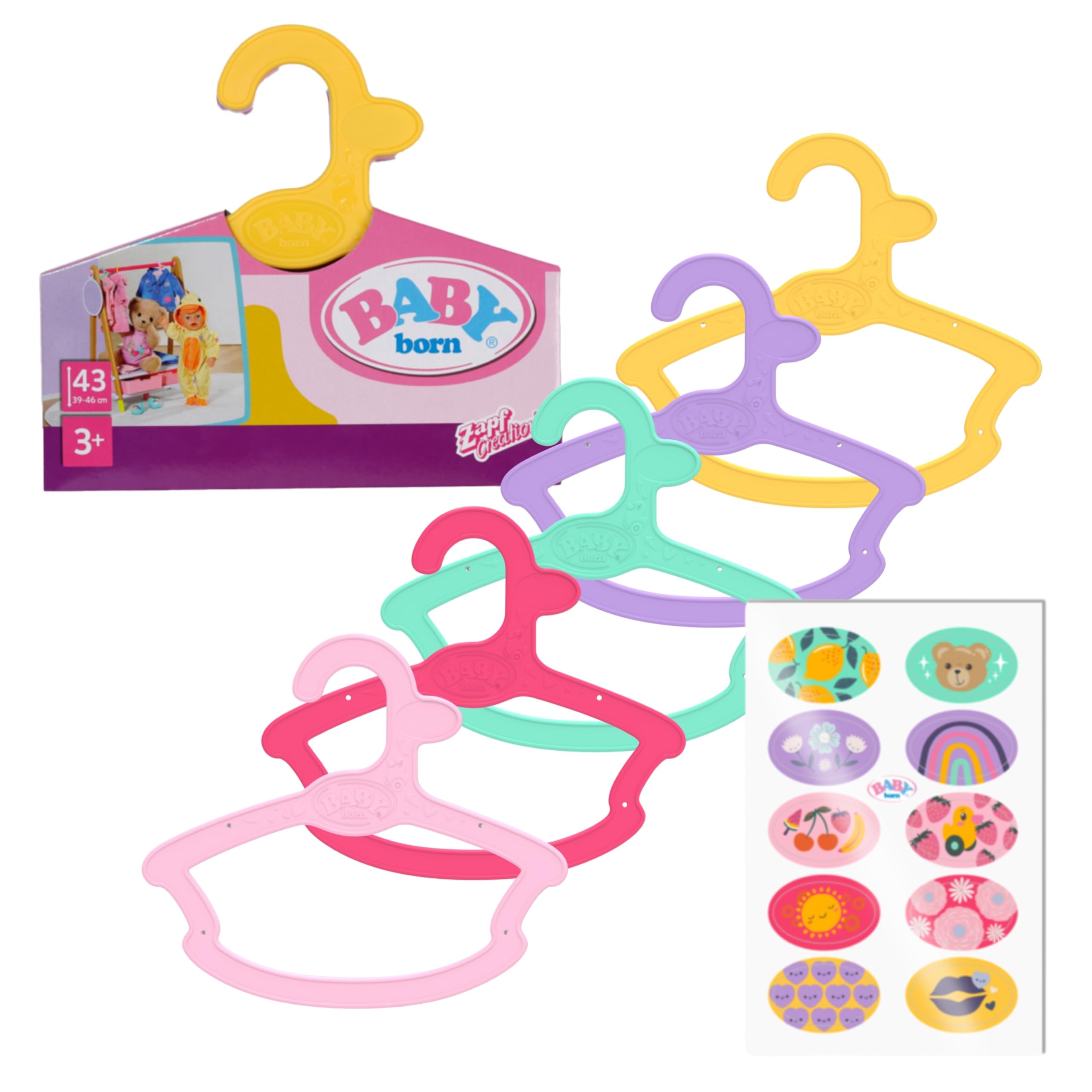 baby-born-kleiderb-gel-5er-set-f-r-43-cm-puppen image 1