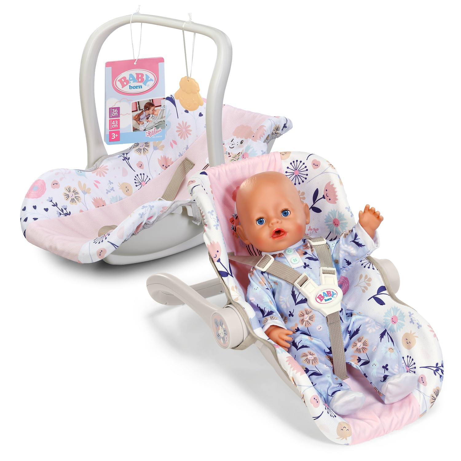 baby-born-autositz-blumen-babyschale-f-r-36-cm-und-43-cm-puppen image 2