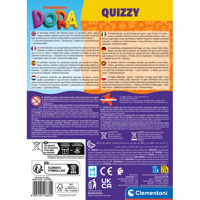 clementoni-e-lektor-quiz-basic-dora-lernspiel image 6