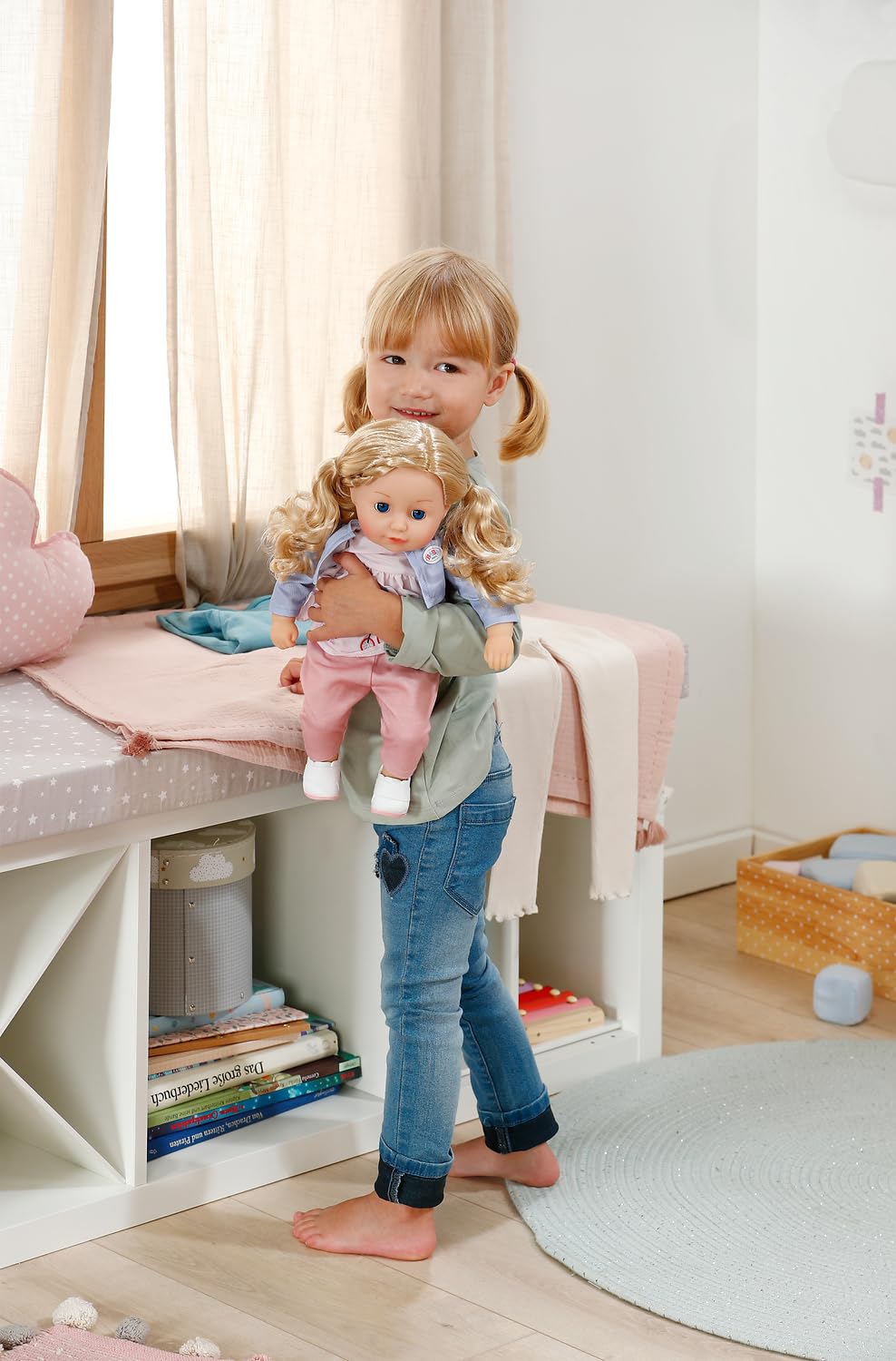 baby-born-sophia-rose-36-cm-babypuppe-mit-haaren-und-schlafaugen image 8