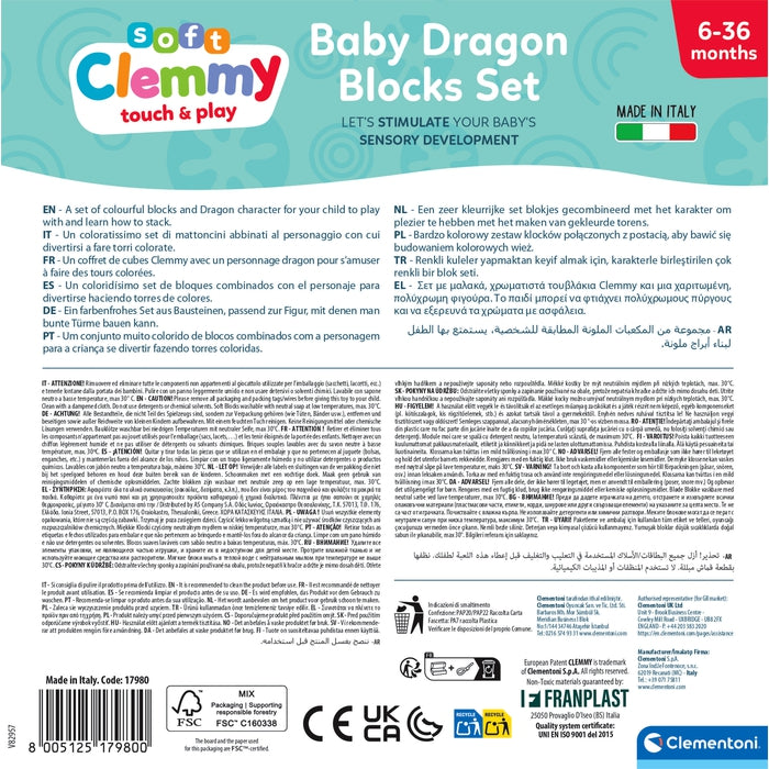 clementoni-clemmy-tryme-box-bausteine-drache-10-st-ck-weiche-baby-bausteine image 4