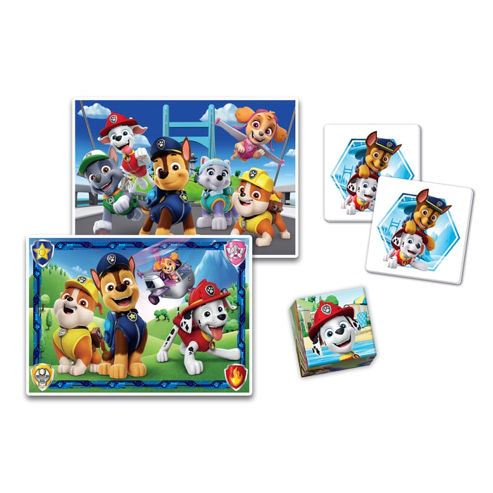 clementoni-edukit-4-in-1-paw-patrol-puzzle-memo-und-w-rfelpuzzle-set image 2