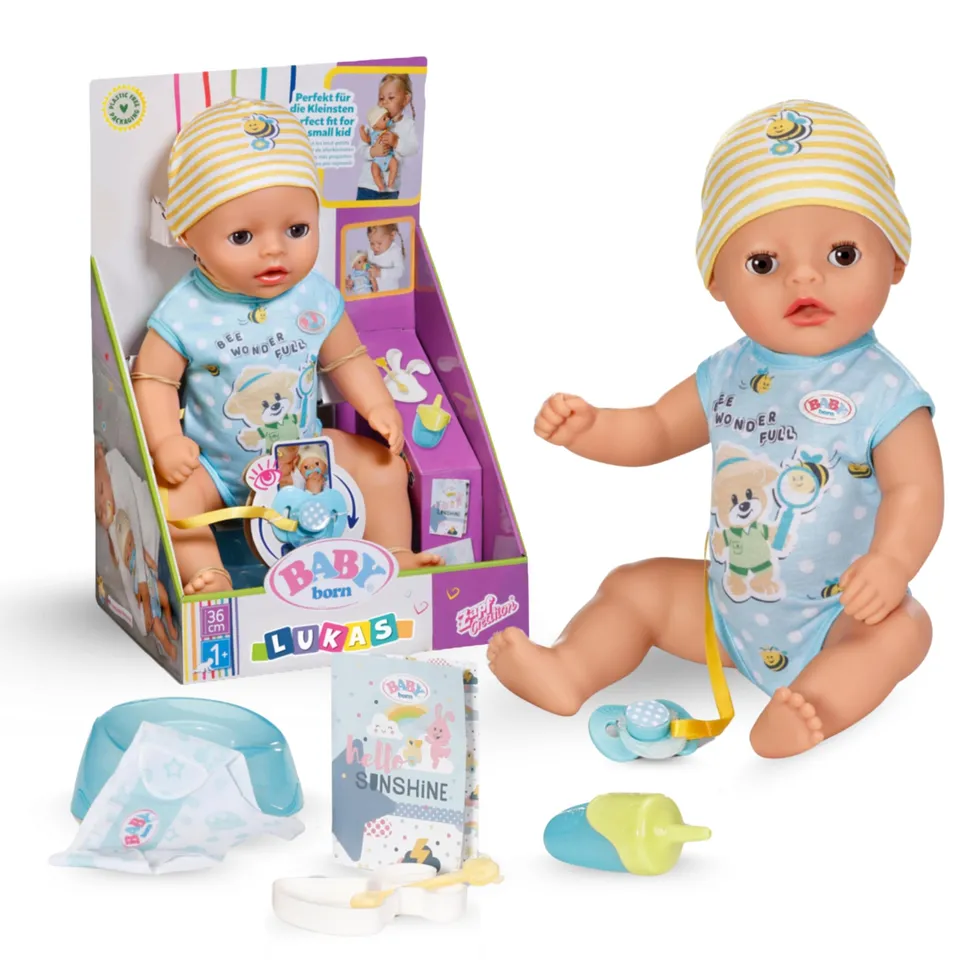 baby-born-lukas-36-cm-funktionspuppe-junge-mit-7-funktionen-ohne-batterien image 1