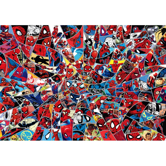 clementoni-spiderman-puzzle-1000-teile-70-x-50-cm-impossible-edition image 2