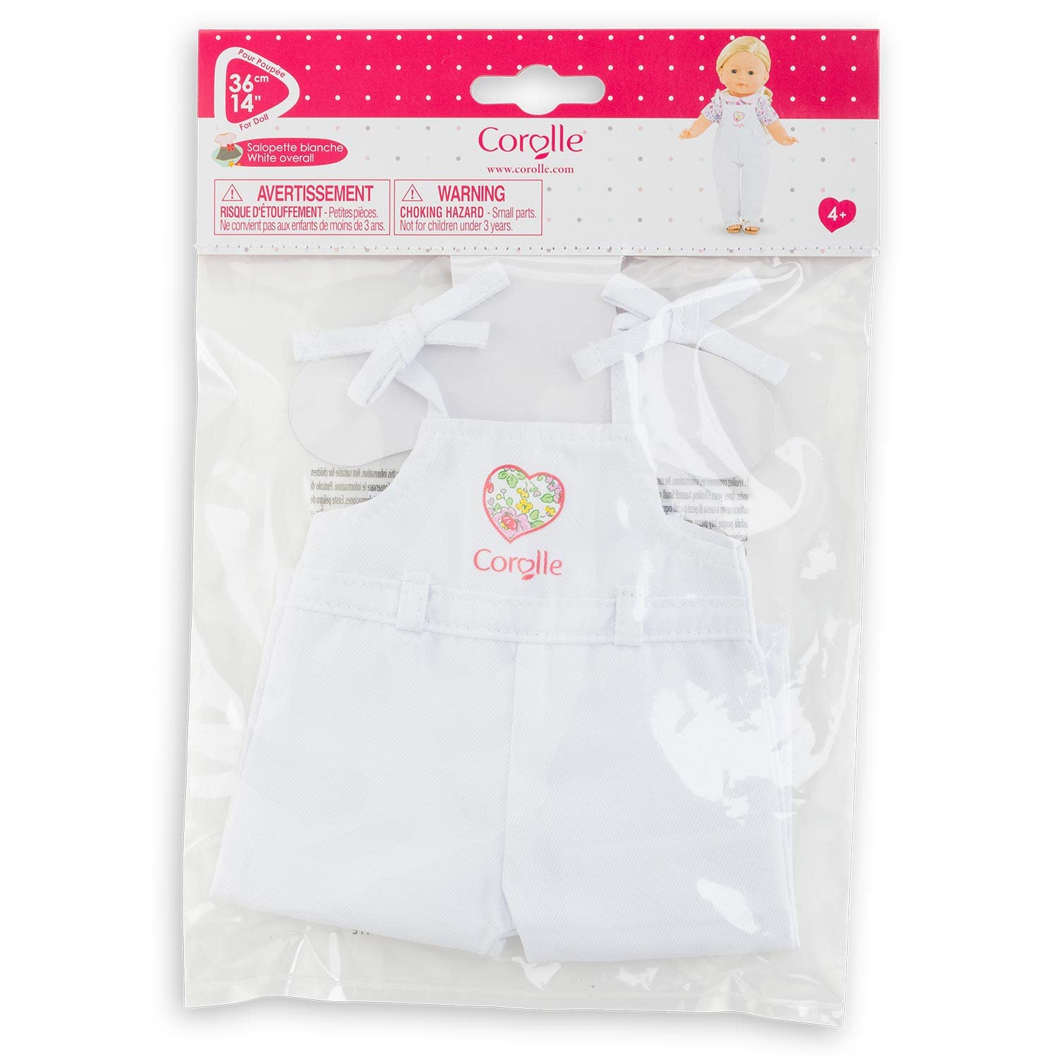 corolle-latzhose-wei-f-r-36-cm-ma-corolle-ankleidepuppen image 2