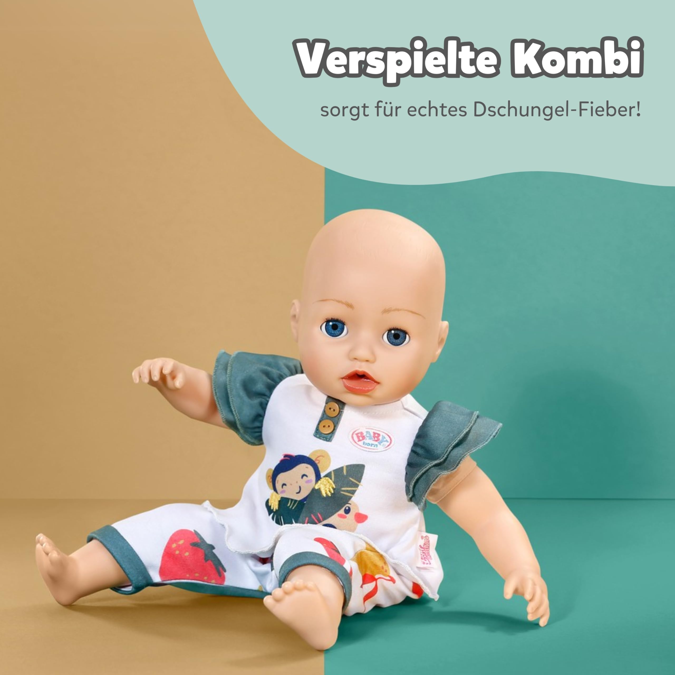 baby-born-affen-outfit-puppenkleidung-f-r-43-cm-puppen-shirt-und-hose image 3
