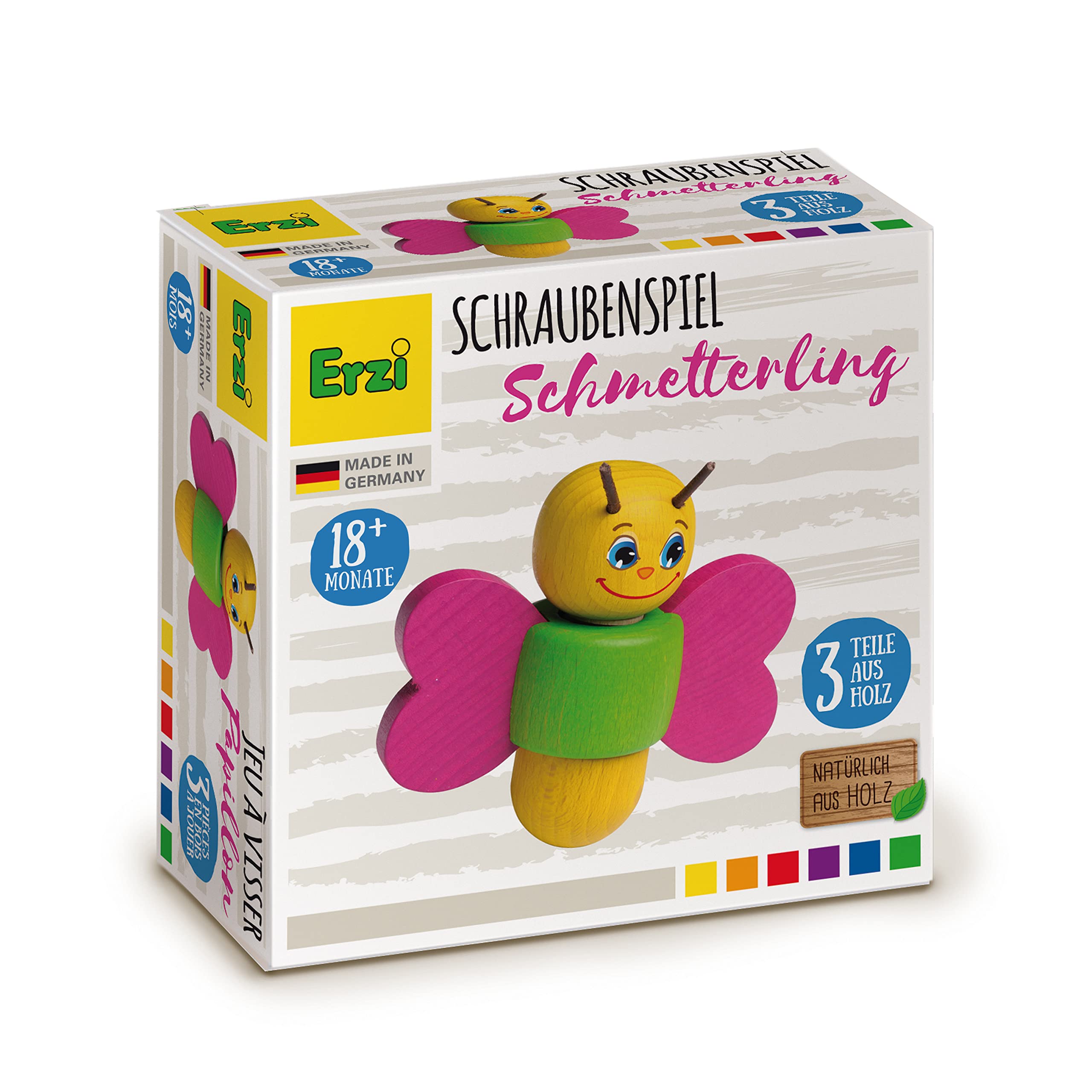 erzi-42526-schraubenspiel-schmetterling-lernspiel-holz image 2
