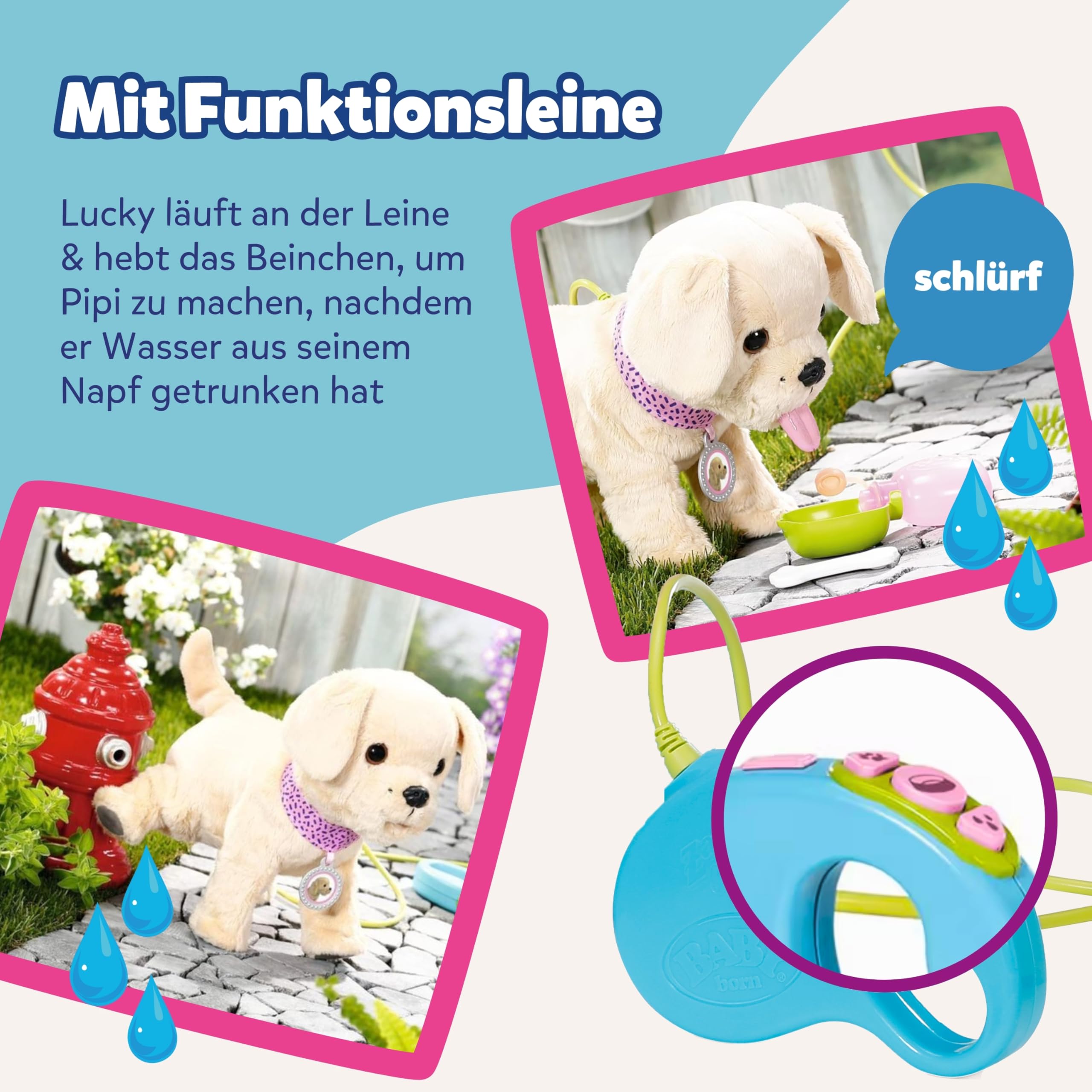 baby-born-mein-hund-lucky-mit-transportbox-interaktives-pl-schtier image 4