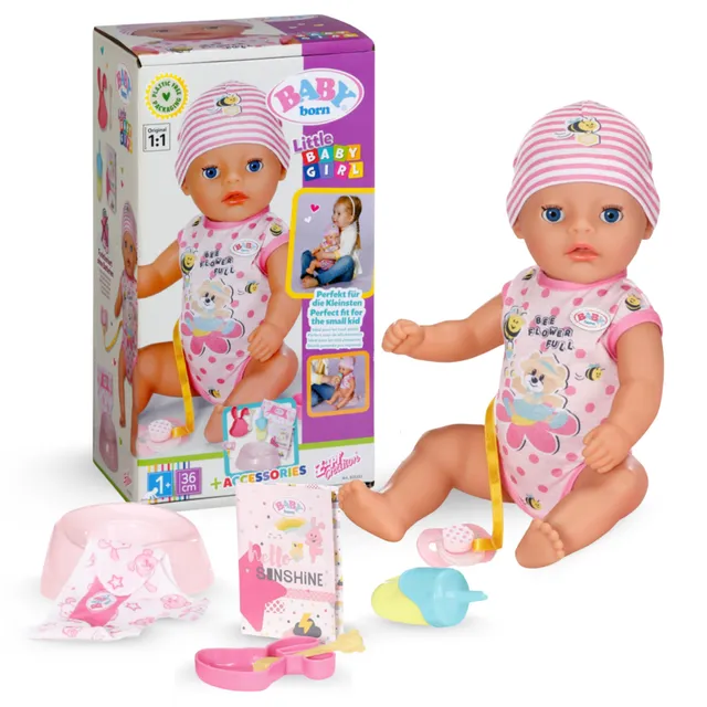baby-born-little-lena-babypuppe-36-cm-mit-7-funktionen image 1