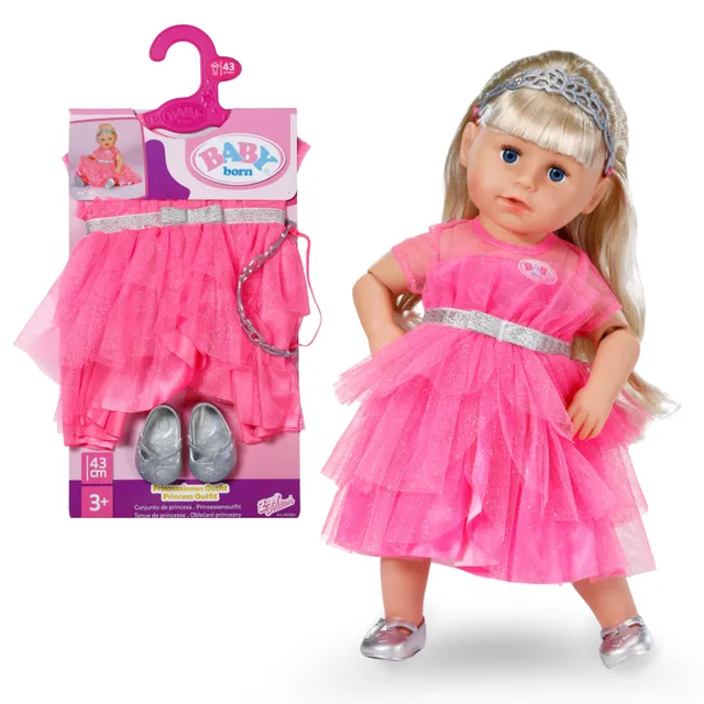 baby-born-prinzessinnen-outfit-puppenkleidung-f-r-43-cm-puppen image 1