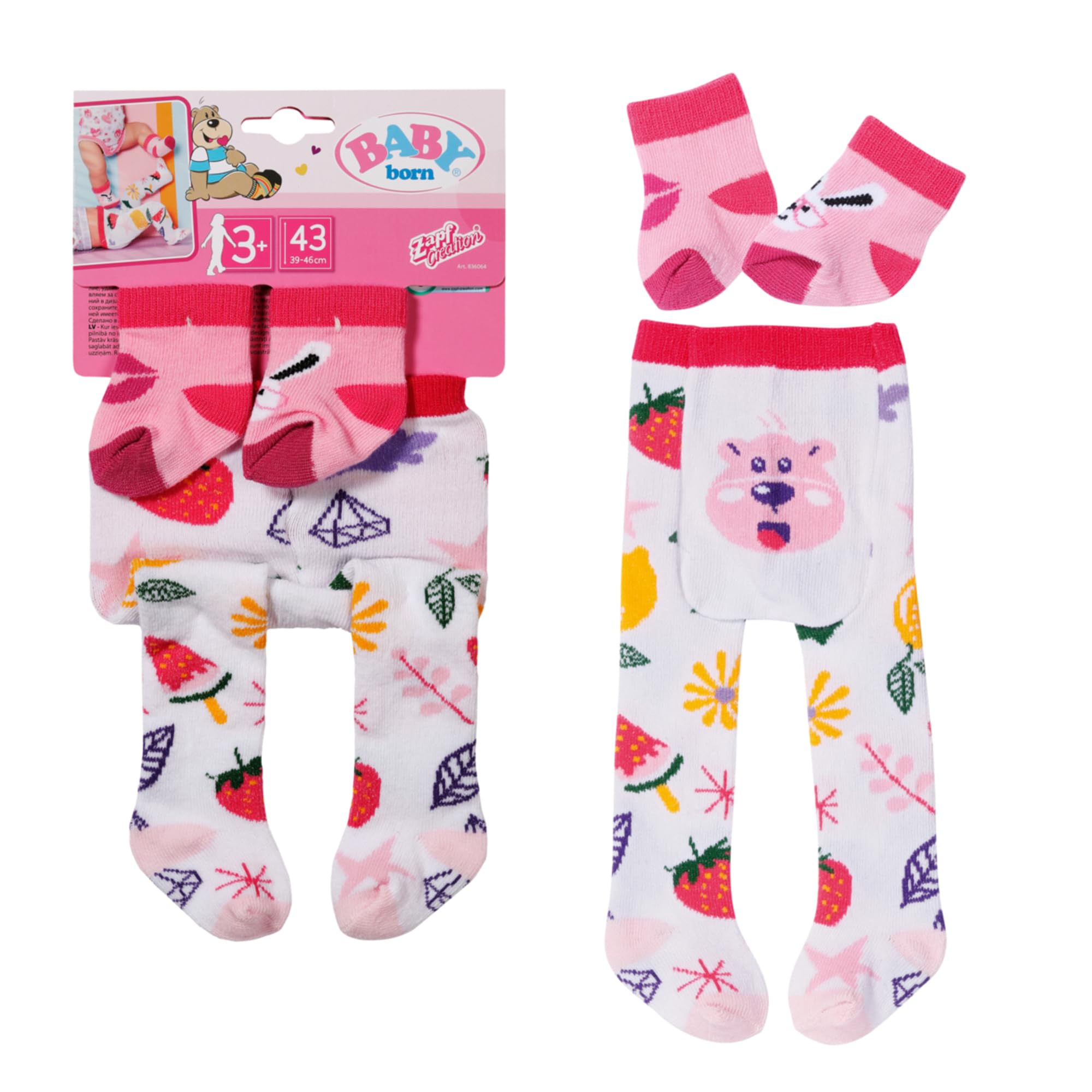 baby-born-836064-strumpfhose-und-socken-set-f-r-43-cm-puppen image 1