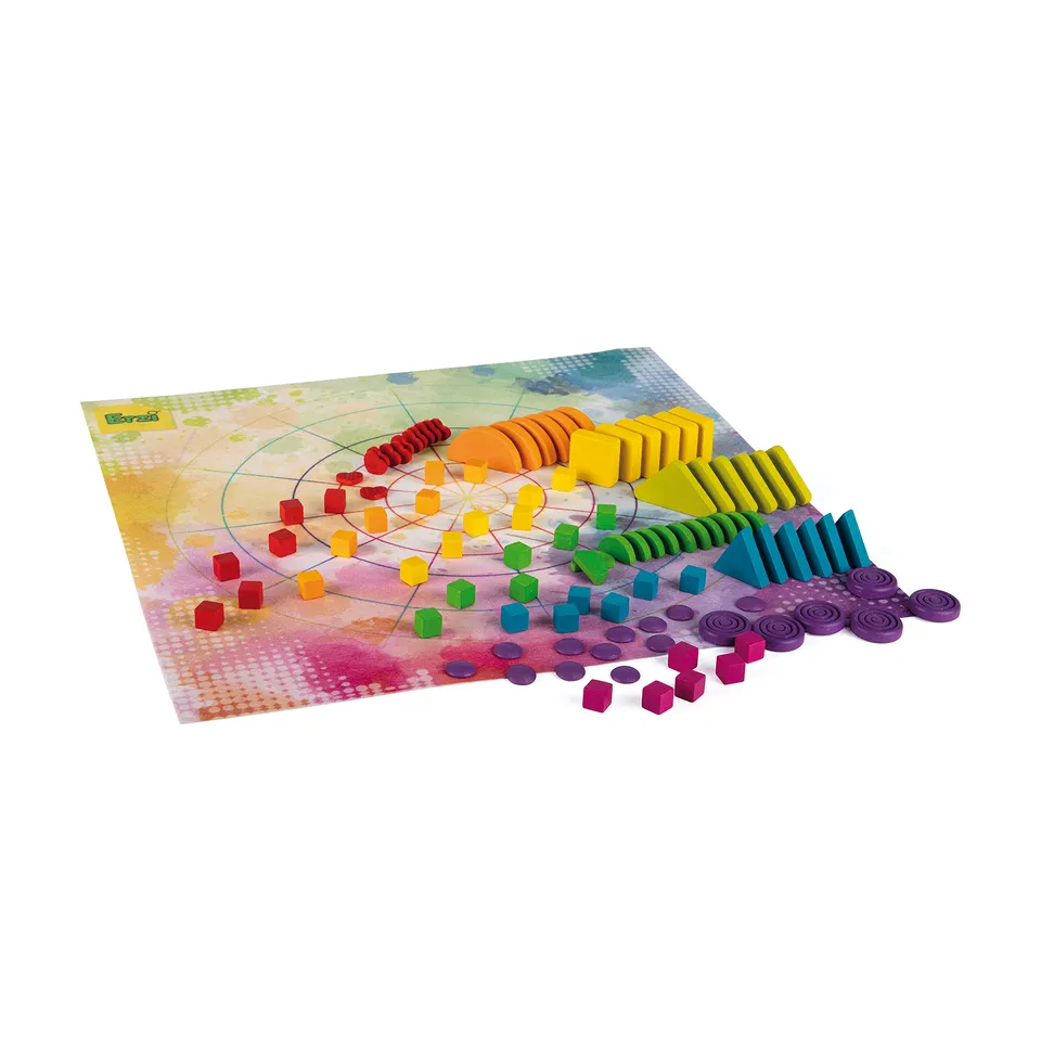erzi-42280-mandalay-regenbogen-aus-holz-legematerial image 1