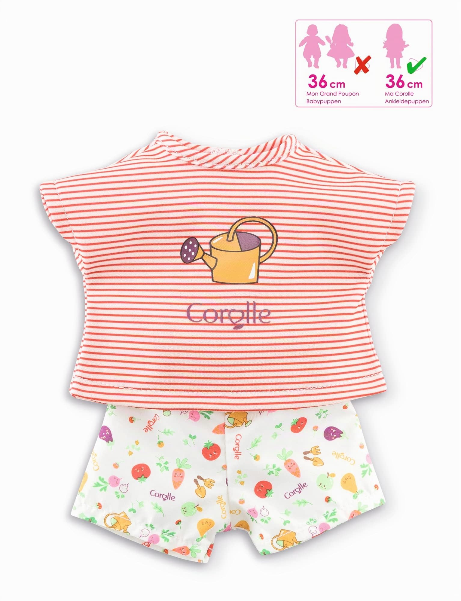 corolle-9000211960-shirt-und-short-puppen-set-f-r-36-cm-ma-corolle-puppen image 3