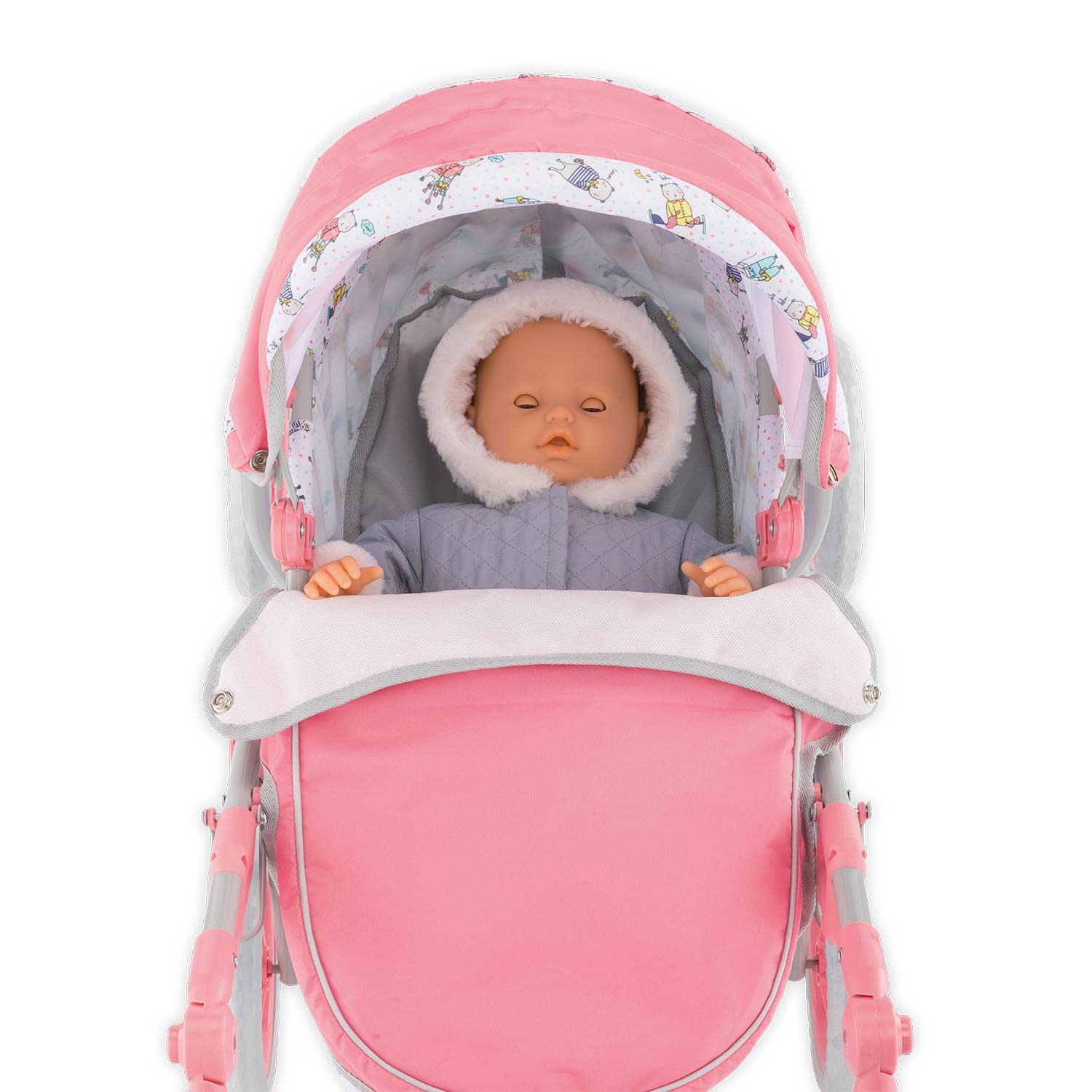 corolle-mon-grand-poupon-faltbarer-puppenwagen-f-r-36-52-cm-puppen-mit-tasche image 5