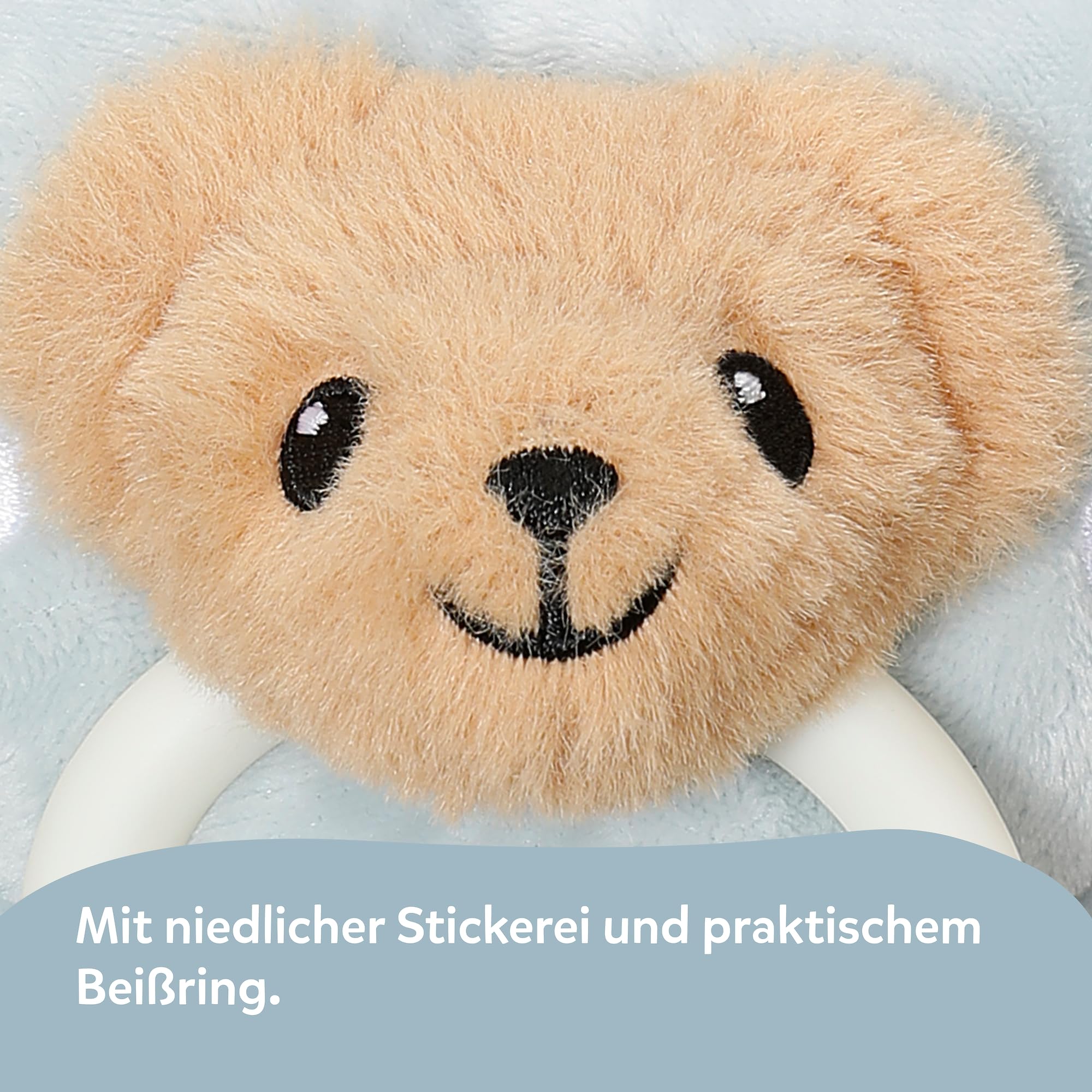 baby-born-for-babies-pl-sch-schnuller-18-cm-mit-bei-ring-und-clip image 8