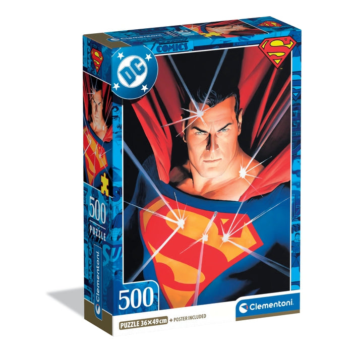 clementoni-superman-puzzle-500-teile-erwachsenenpuzzle-49-x-36-cm image 1