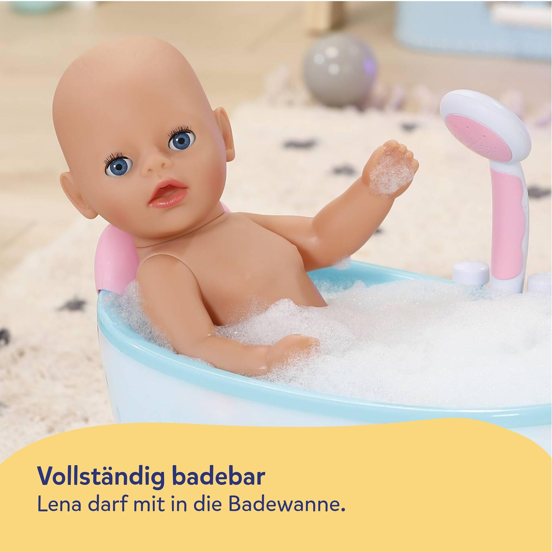 baby-born-lena-36-cm-babypuppe-im-katzen-strampler-7-funktionen image 7