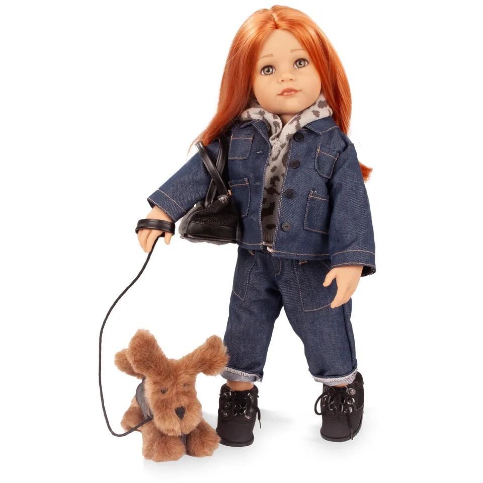 g-tz-2659015-hannah-and-her-dog-polly-puppe-50-cm-stehpuppe-10-teilig image 1