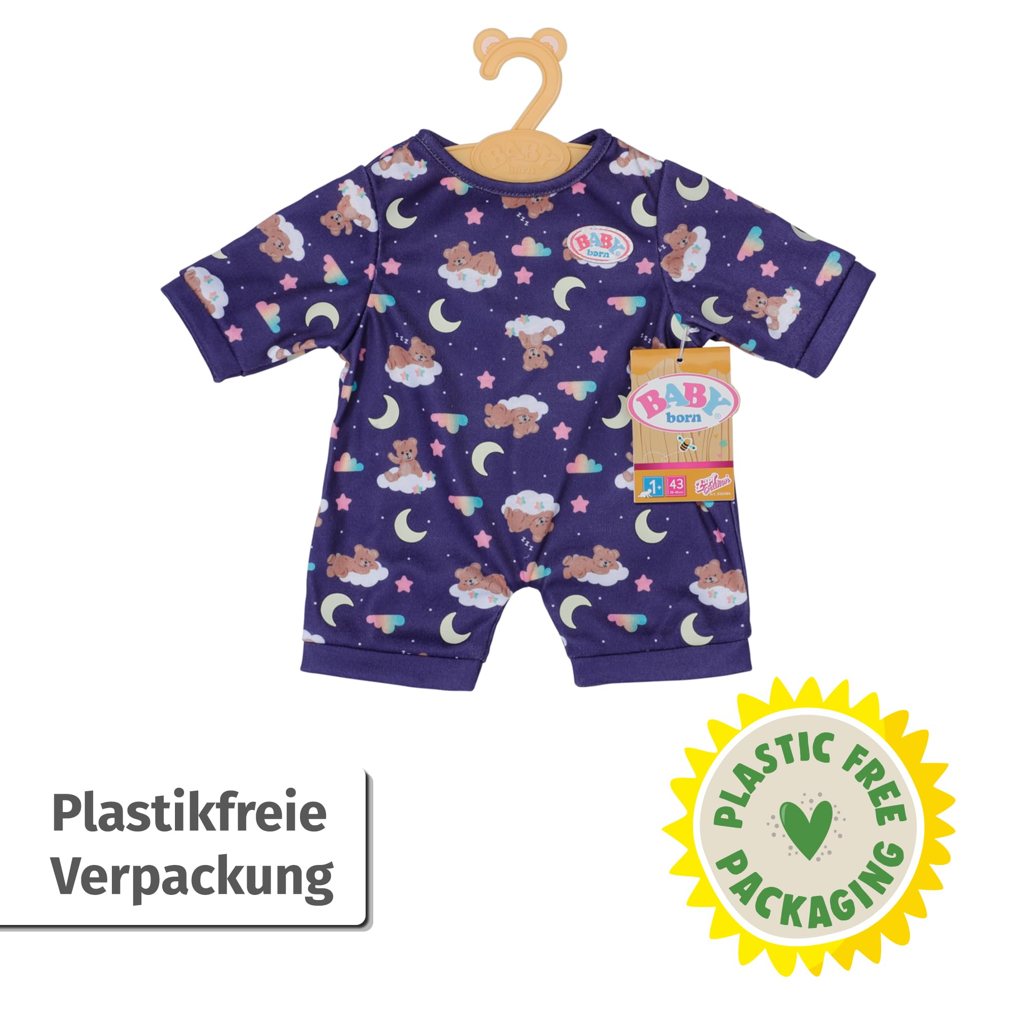 baby-born-teddy-schlafanzug-glow-in-the-dark-f-r-43-cm-puppen-und-teddy image 8