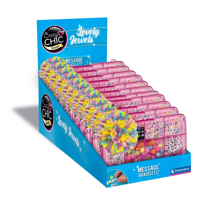 clementoni-crazy-chic-freundschaftsarmb-nder-pink-schmuck-bastelset image 1