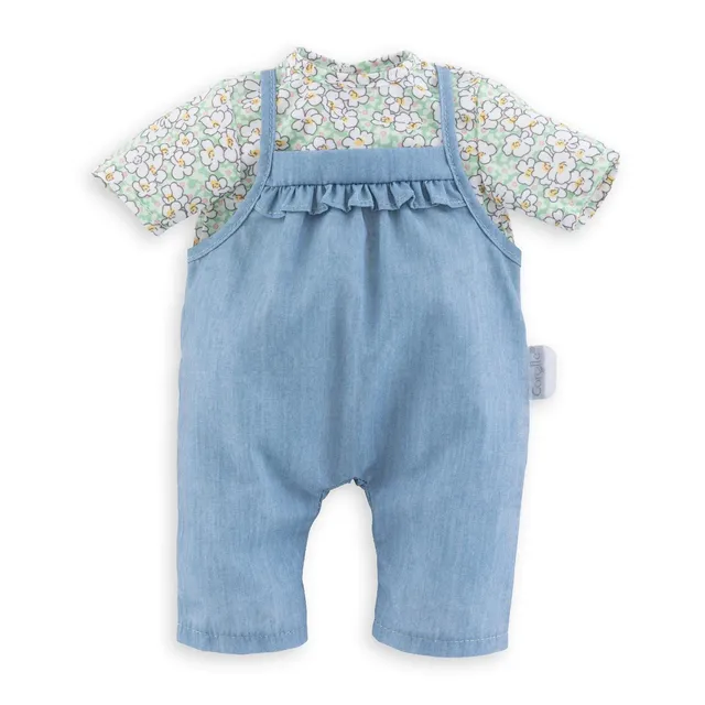 corolle-mon-grand-poupon-puppenkleidung-latzhose-und-bluse-f-r-36cm-babypuppen image 1