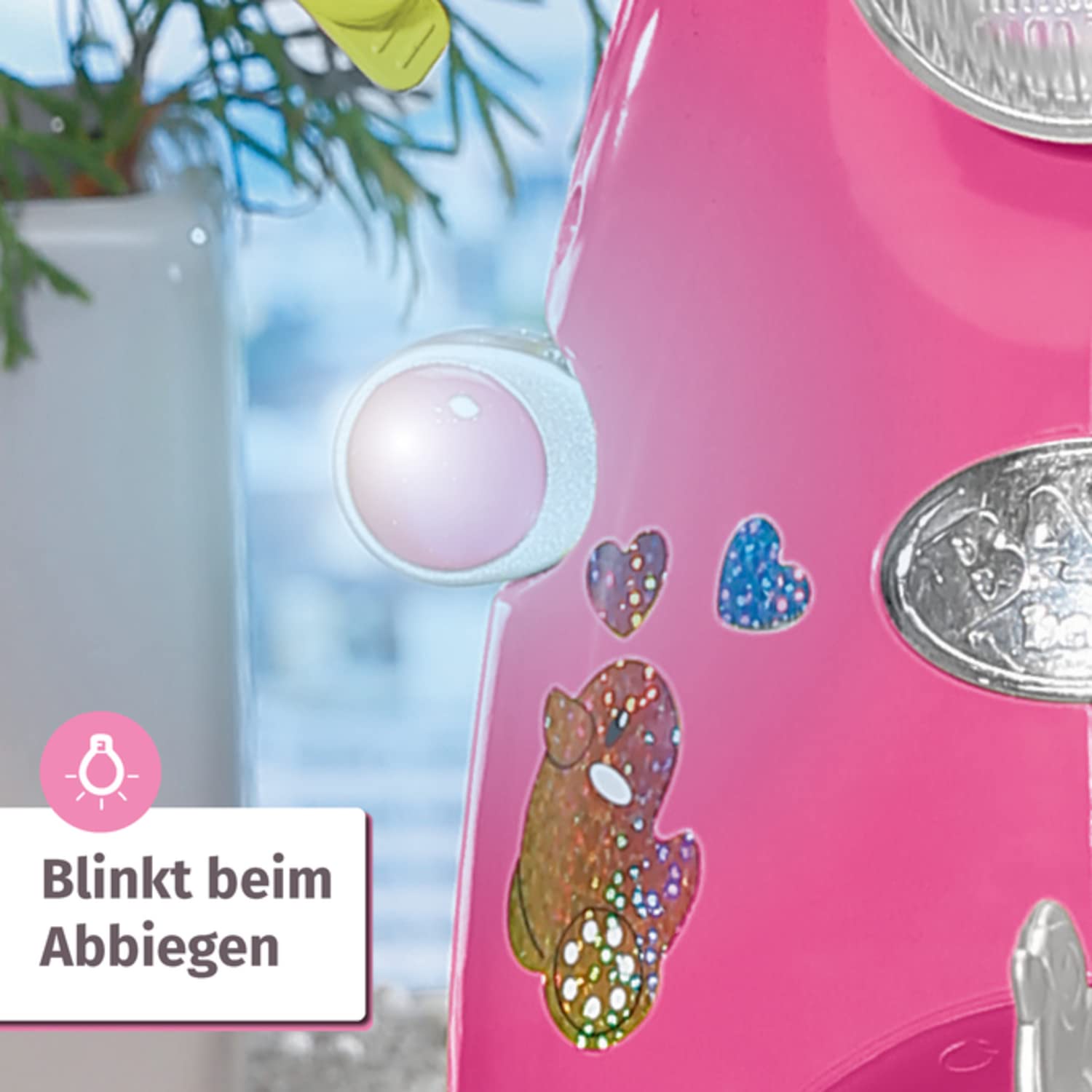 baby-born-city-rc-glam-scooter-ferngesteuert-mit-licht-f-r-puppen-rosa image 3