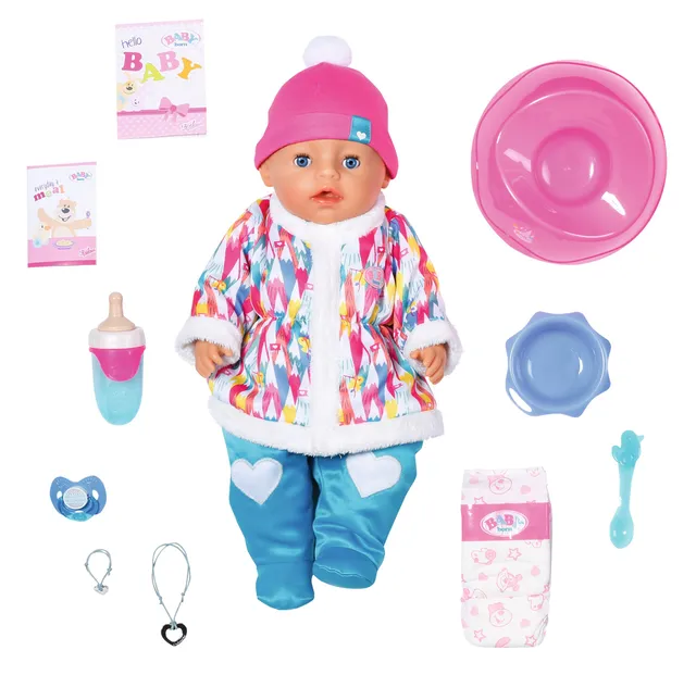 baby-born-soft-touch-wintertime-girl-43-cm-babypuppe-mit-9-funktionen-und-schnee image 1